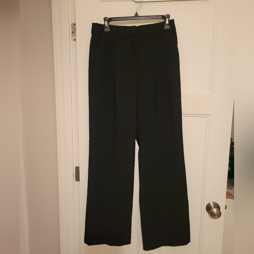 Reformation Black Wide Leg Pants Size 4. EUC